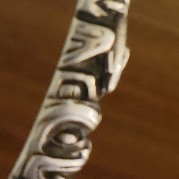 VINTAGE FINE PEWTER COLLECTIBLE SPOON  - TOTEM POLE - FIRST NATIONS - INDIGENOUS - Picture 4 of 6